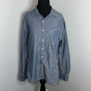 Robert Graham Button Down Tailored Fit Shirt Men’s LG